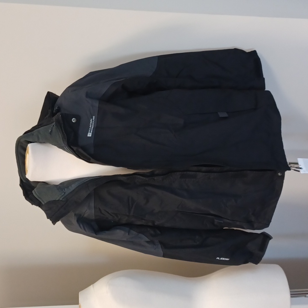Mountain Warehouse 3 in 1 Jacket Black & Gray Men's Medium